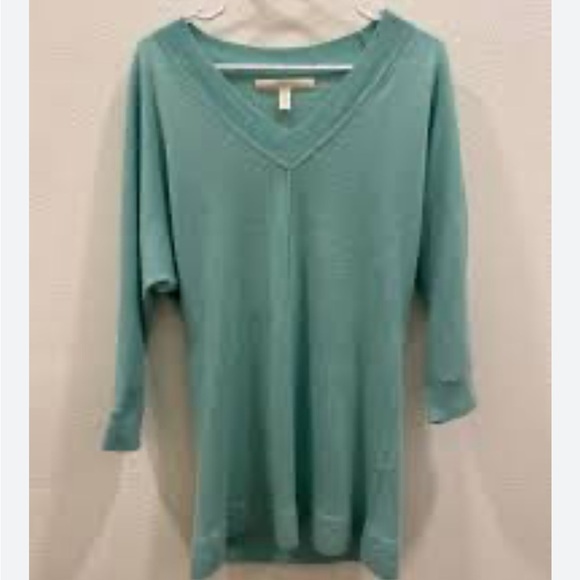 Nordstrom Collection V Neck Cashmere Sweater XS - Picture 1 of 6